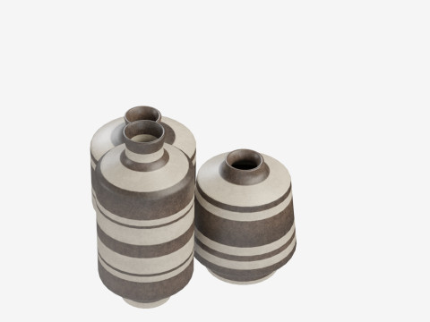 Decorative Vase 02 3D Modell