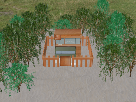 Junglehouse 3D 모델