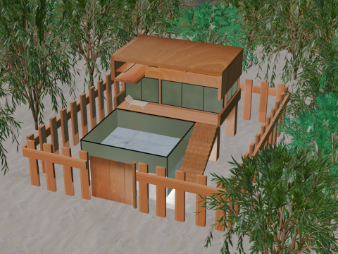 Junglehouse 3D Model