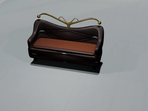 Royal sofa 3D Model