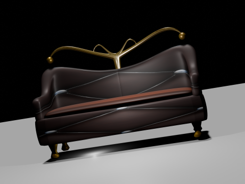 Royal sofa Modelo 3D