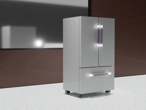 冷蔵庫 3Dモデル
