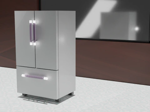 冷蔵庫 3Dモデル