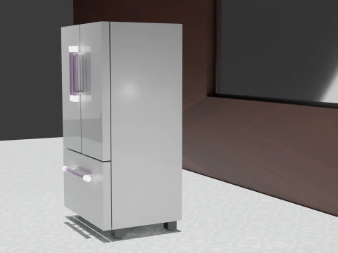 冷蔵庫 3Dモデル