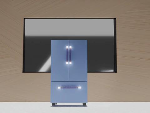 冷蔵庫 3Dモデル