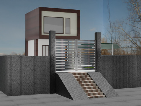 A house 3Dモデル