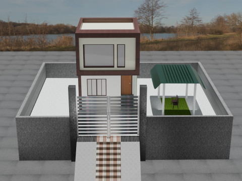 A house 3Dモデル