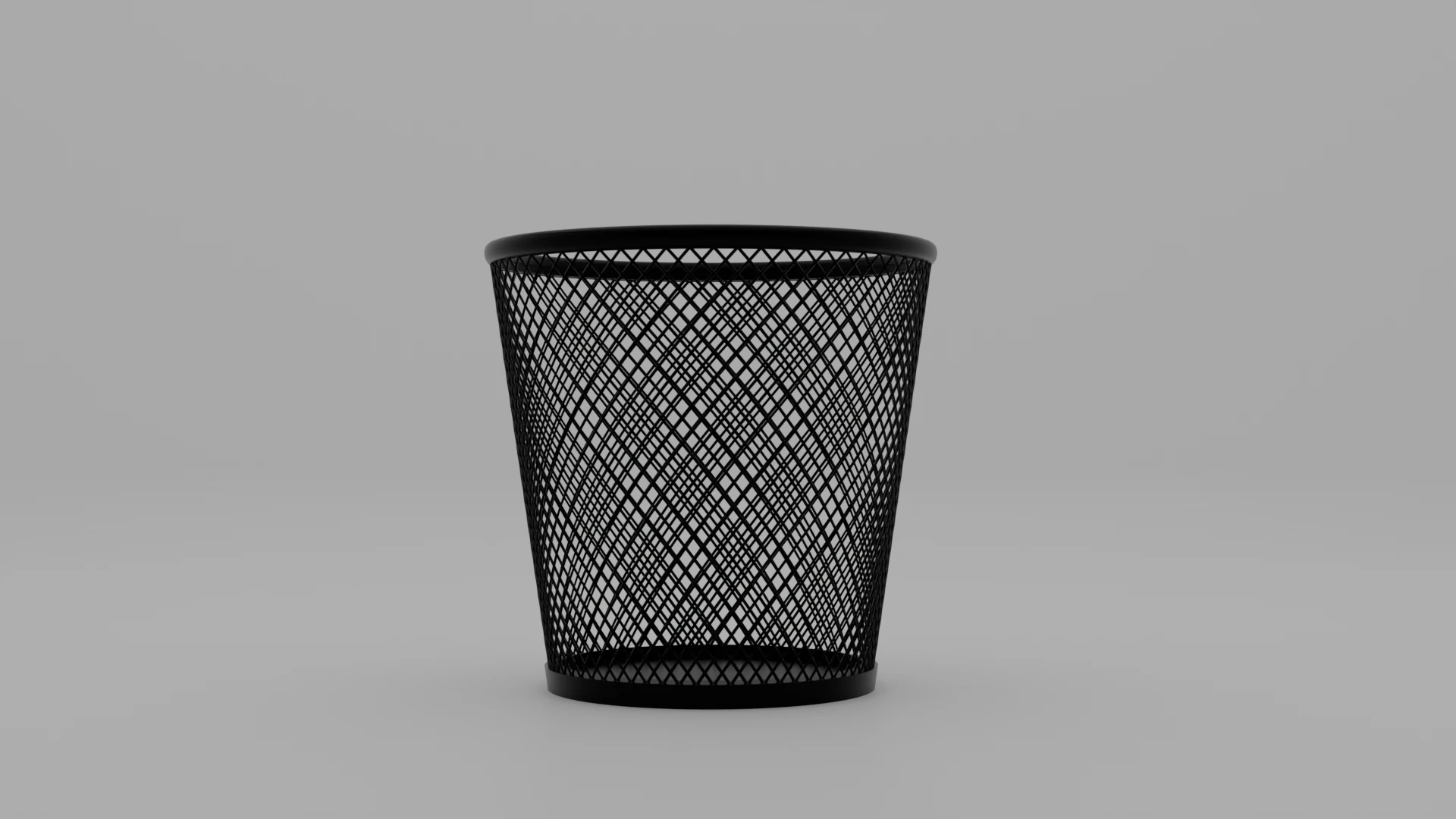 Office Trash Bin 3D Model .c4d .max .obj .3ds .fbx .stl .blend 