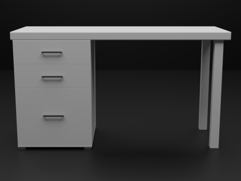 Office Desk 3D Модель