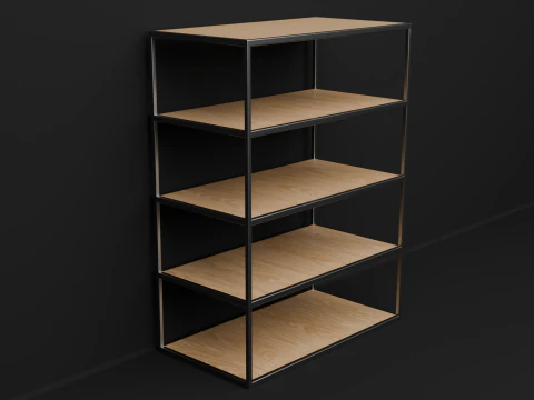 de uma prateleira Modelo 3D