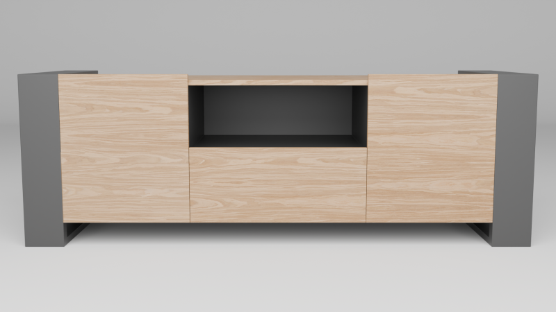 TV stend 3D 모델 .c4d .max .obj .3ds .fbx .stl .blend 