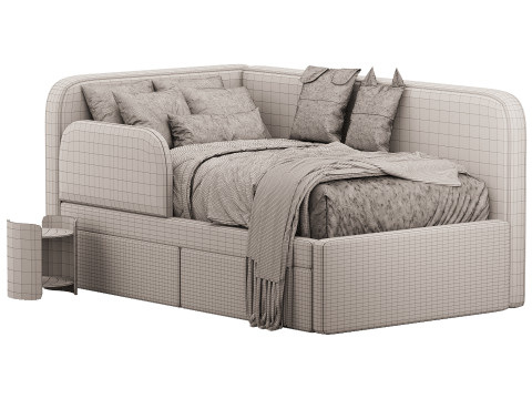 Kids bed Bari 2 3D Model