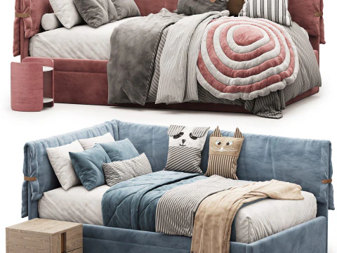 LETTO PER BAMBINI Lima Modello 3D