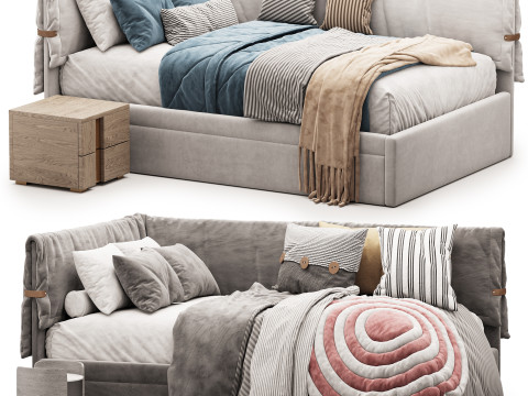 KIDS BED Lima Modello 3D