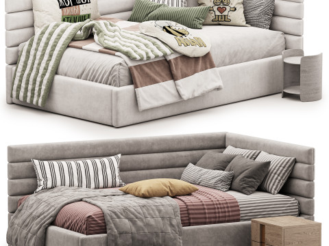 Corner bed Line kids 3D मॉडल