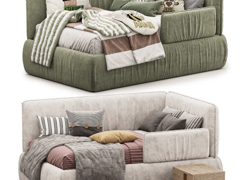 Cama infantil Asti Modelo 3D