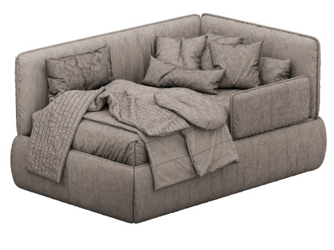 Kinderbett Asti 3D Modell