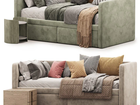 Letto per bambini Bari Modello 3D