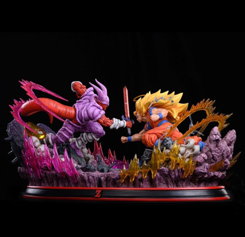Goku VS Janemba Ready to Print 3D 프린트 모델 .c4d .max .obj .3ds .fbx .stl .blend 