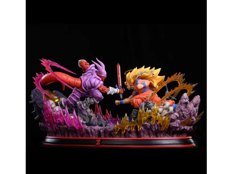 Goku VS Janemba Klaar om af te drukken 3D printmodel