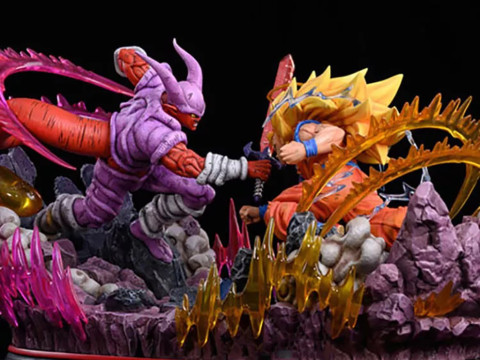 Goku VS Janemba Ready to Print 3D 프린트 모델