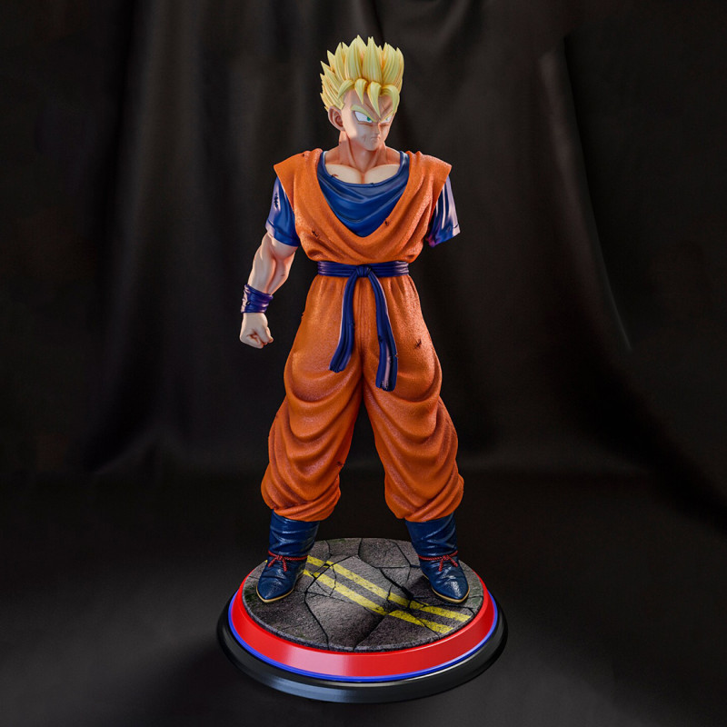 Gohan Regular Ready to Print 3Dプリントモデル .c4d .max .obj .3ds .fbx .stl .blend 