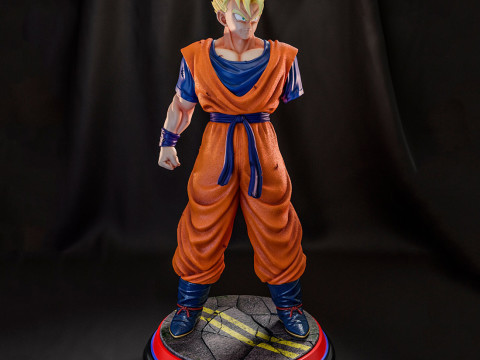 Gohan Regular Ready to Print 3D 프린트 모델