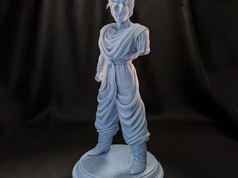 Gohan Regular Ready to Print 3D Print Model
