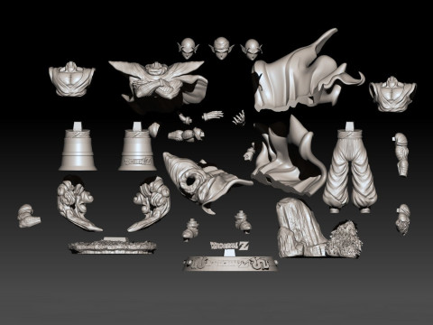 Piccolo dragon ball z Ready to Print 3D Baskı Modeli