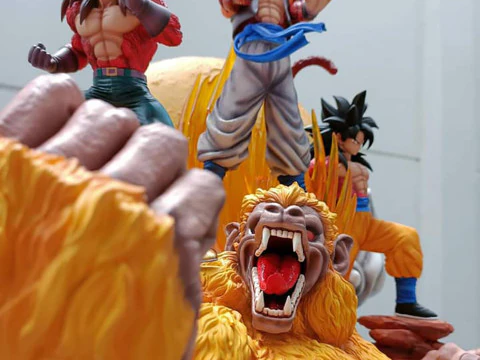 DRAGON BALL GT DIORAMA Ready to Print 3D Print Model in Sculpture