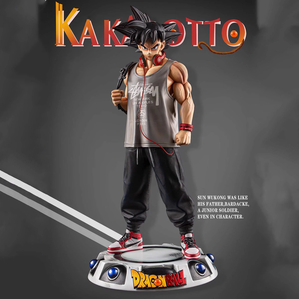 Kakaroto Son Goku Ready to Print 3D Print Model .c4d .max .obj .3ds .fbx .stl .blend 