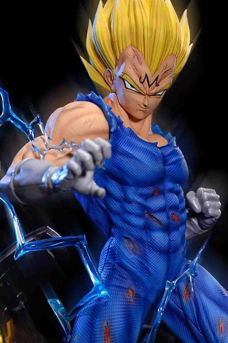 SSJ Vegeta on Capsule Dragon Ball Ready to Print Model Cetak 3D .c4d .max .obj .3ds .fbx .stl .blend 