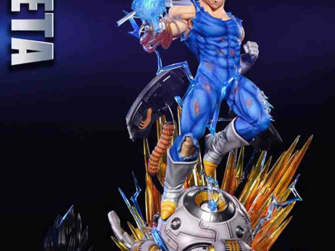 SSJ Vegeta on Capsule Dragon Ball Ready to Print Model Cetak 3D