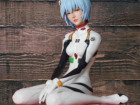 エヴァンゲリオン新劇場版 - 綾波レイ 印刷準備完了 3Dプリントモデル