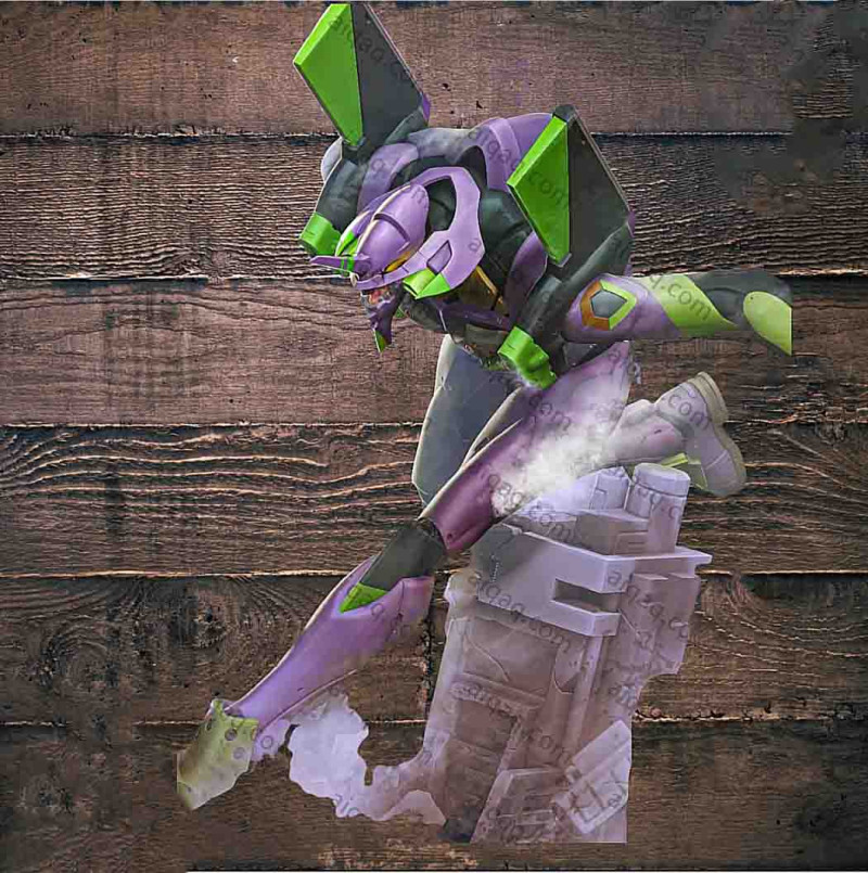 Eva01 - Neon Genesis Evangelion Ready to Print 3D 프린트 모델 .c4d .max .obj .3ds .fbx .stl .blend