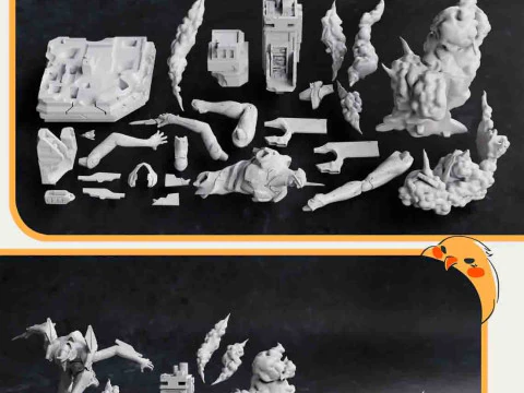 Eva01 - Neon Genesis Evangelion Listo para Imprimir Modelo de impresión 3D