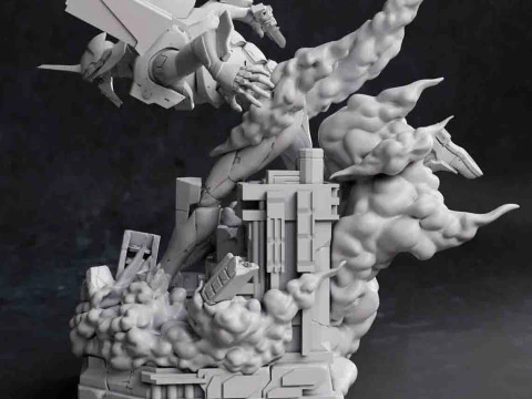 Eva01 - Neon Genesis Evangelion Listo para Imprimir Modelo de impresión 3D