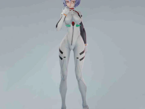 Evangelion6 - Rei Ayanami Ready to Print 3D Print Model