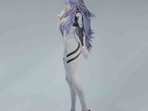 Evangelion6 - Rei Ayanami Ready to Print Modelo de impresión 3D