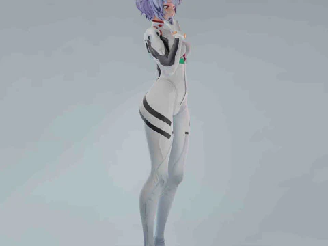Evangelion6 - Rei Ayanami Ready to Print 3D Print Model