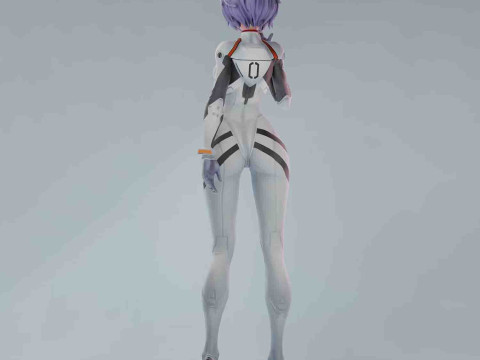 Evangelion6 - Rei Ayanami Ready to Print Modelo de impresión 3D