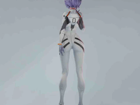 Evangelion6 - Rei Ayanami Ready to Print 3D Print Model