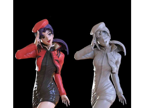 Misato Evangelion Ready to Print 3D प्रिंट मॉडल