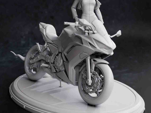 Misato - Neon Genesis Evangelion Ready to Print Model Cetak 3D