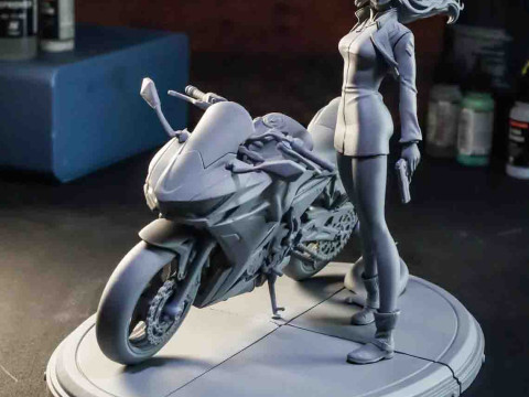 Misato - Neon Genesis Evangelion Ready to Print Model Cetak 3D