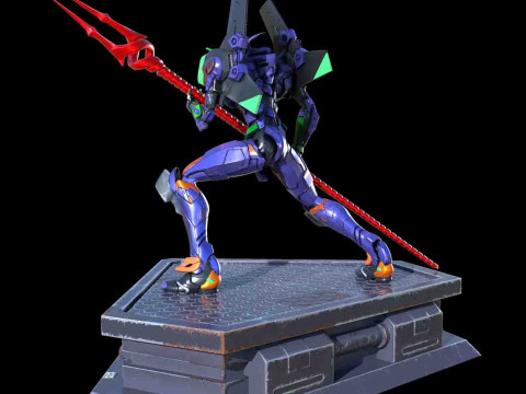 Evangelion Statue Ready to Print 3D प्रिंट मॉडल
