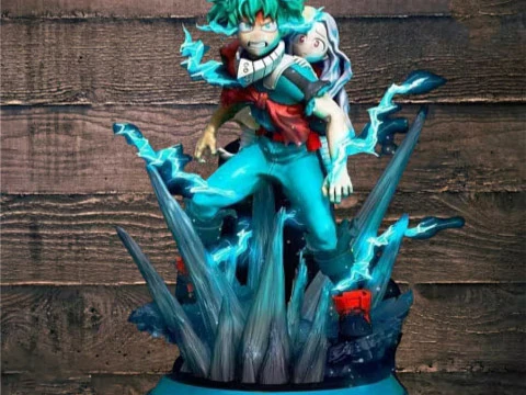 Deku y Eri listos para imprimir Modelo de impresión 3D