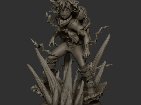Deku and Eri Ready to Print Model Cetak 3D
