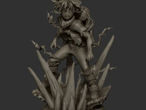 Deku and Eri Ready to Print 3D Print Model