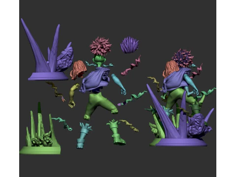 Deku and Eri Ready to Print 3D Print Model